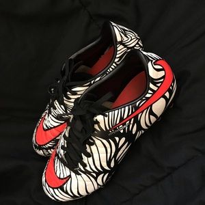 Nike soccer cleats, hyper-venom.